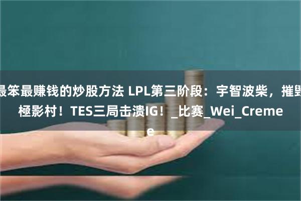 最笨最赚钱的炒股方法 LPL第三阶段：宇智波柴，摧毁極影村！TES三局击溃IG！_比赛_Wei_Creme